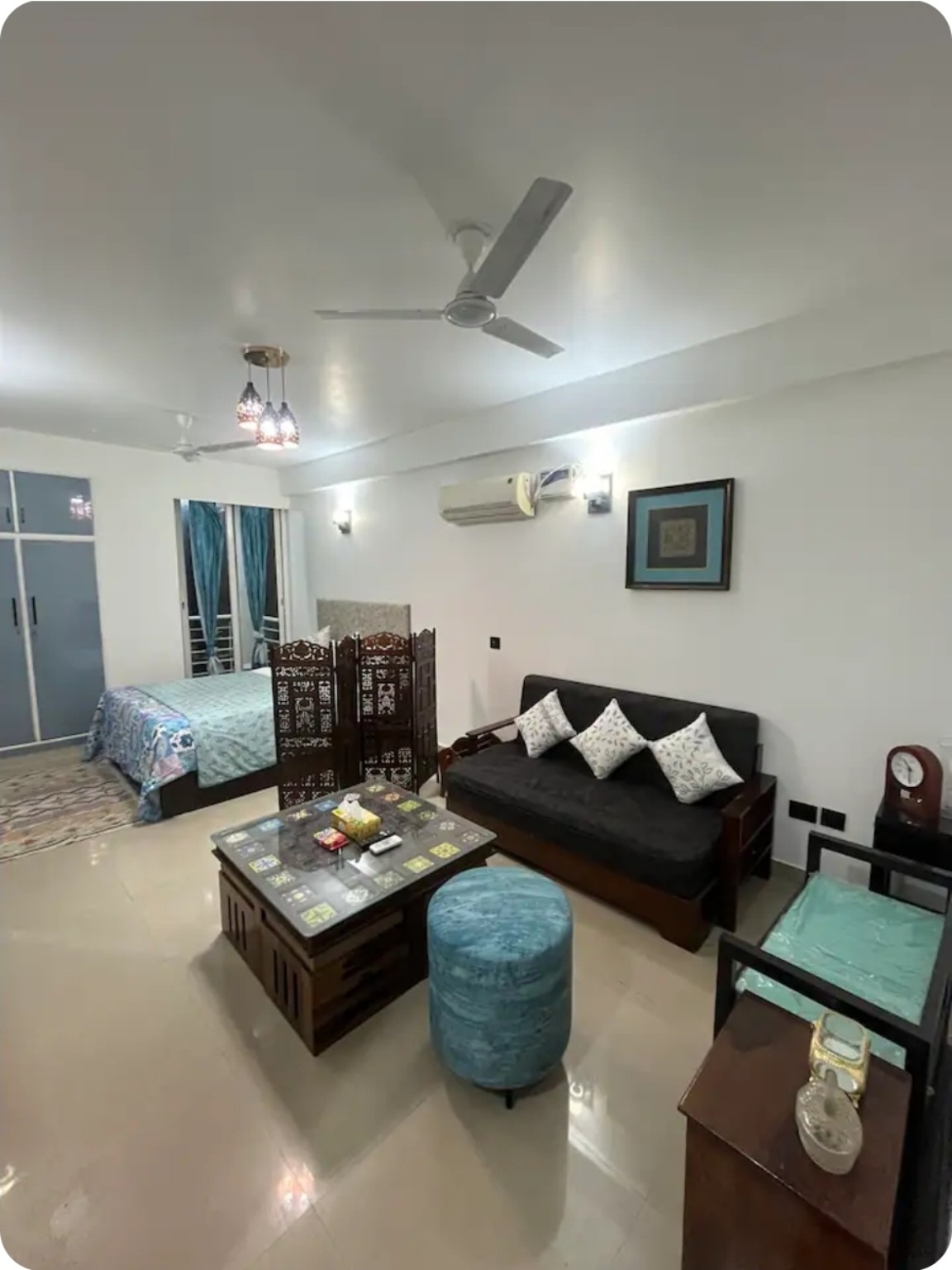 Living room and bedroom